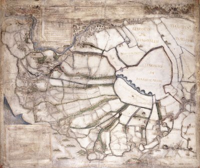 1581年后的七个沼泽地城镇地图 作者 英语学校