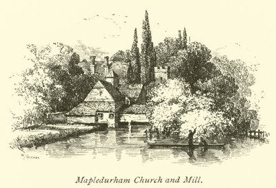 Mapledurham教堂和磨坊 作者 英语学校