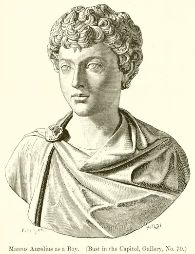 Marcus Aurelius饰演男孩。 （在国会大厦，画廊，第70号） 作者 English School