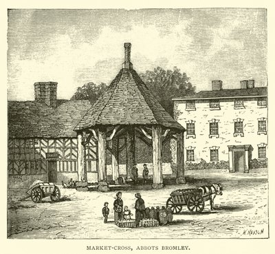 Market-Cross，Abbots Bromley 作者 英语学校