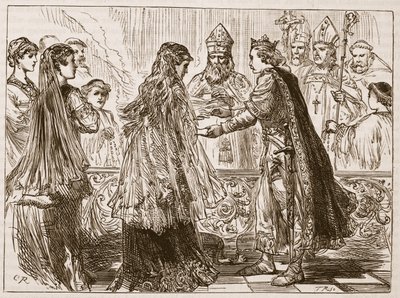 亨利一世与玛蒂尔达的婚姻，卡塞尔斯画报英国历史（插图） 作者 英语学校