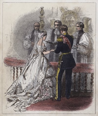 Marriage of the Princess Royal (coloured engraving) 作者 英语学校