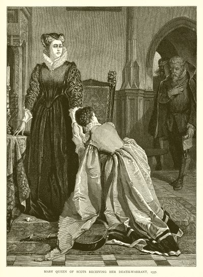 苏格兰玛丽女王接受她的死亡保证书，1557年 作者 英语学校