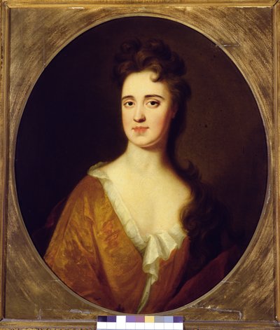 玛丽·威德灵顿（Mary Widdrington），约翰·加斯科因爵士（John Gascoigne）的妻子，第五任男爵（布面油画）（对157831） 作者 英语学校