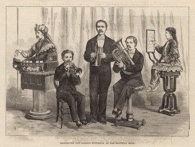 Maskelyne和Cookes Automata在埃及大厅 作者 英语学校