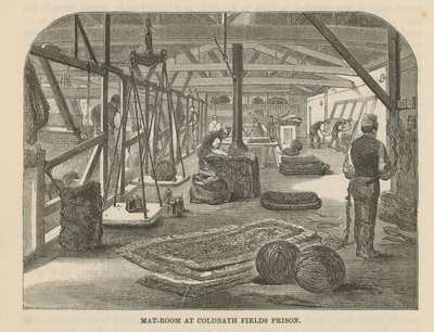 Coldbath Fields监狱的Mat Room 作者 英语学校