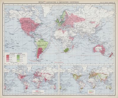 肉类，出口国和进口国（彩色印刷版） 作者 英语学校
