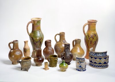 中世纪的船只，由TE劳伦斯，牛津（陶器）发现（见：114285） 作者 英语学校