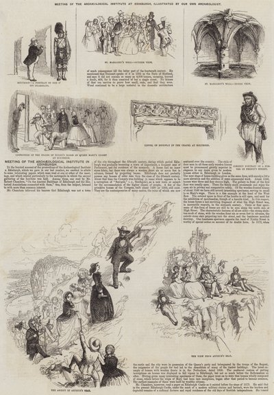 Meeting of the Archaeological Institute at Edinburgh (engraving) 作者 英语学校