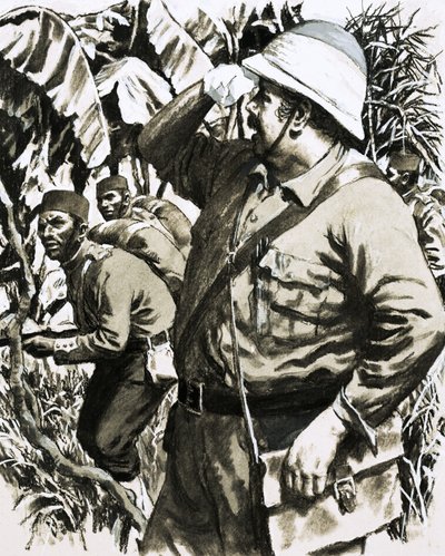 Melton Prior与第11孟加拉本土步兵一起穿越缅甸丛林 作者 英语学校