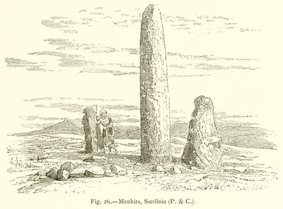 Menhirs，撒丁岛 作者 英语学校
