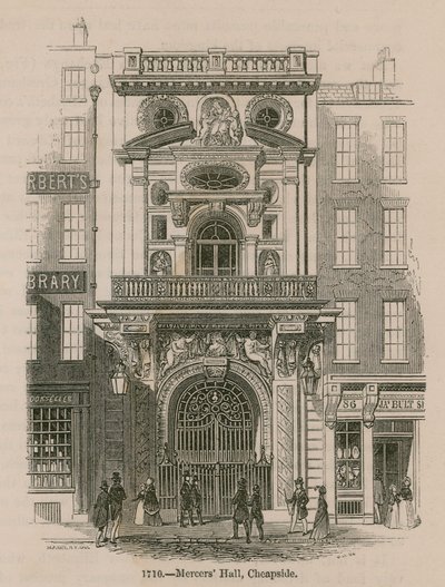 Mercers Hall，Cheapside，伦敦 作者 英语学校