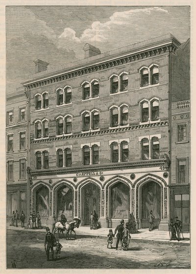 Messrs Chappell＆Cos Premises，伦敦新邦德街 作者 英语学校