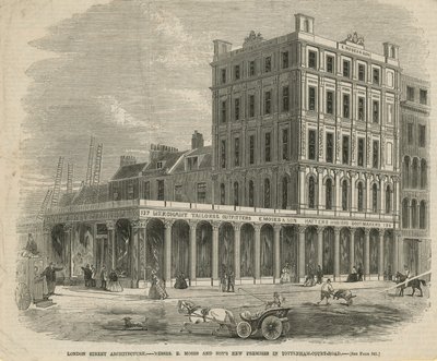 Messrs E Moses和Sons在托特纳姆法院路的新址 作者 英语学校