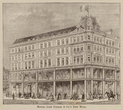 Mrrs John Barker and Co, Drapers and General Warehousemen, Outfitters, Domestic Engineers, House Furnishers, and Purveyors, Kensington High Street, W (雕刻) 作者 英语学校