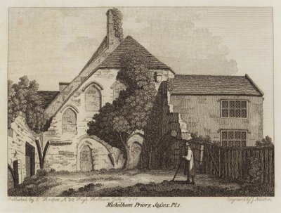 米歇尔姆修道院，苏塞克斯，1785年 作者 英语学校