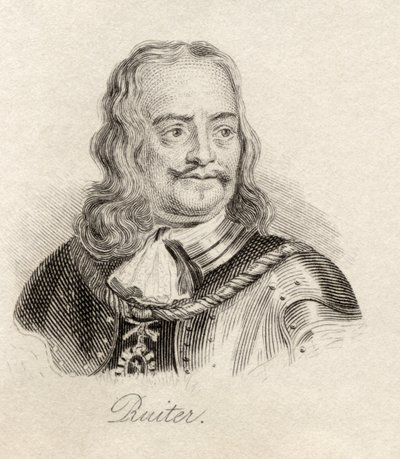 Michiel de Ruyter，来自&39;Crabb&39;s Historical Dictionary&39;，1825年出版 作者 英语学校