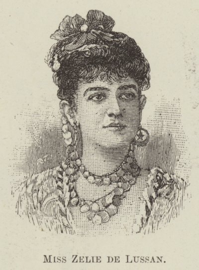 Zelie de Lussan 小姐（版画） 作者 英语学校