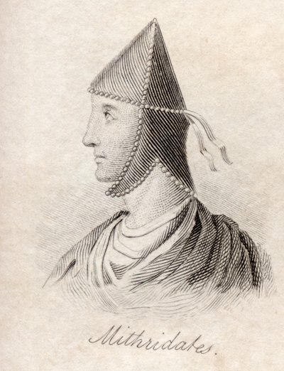 Mithridates VI，来自&39;Crabb&39;s Historical Dictionary&39;，于1825年出版 作者 英语学校