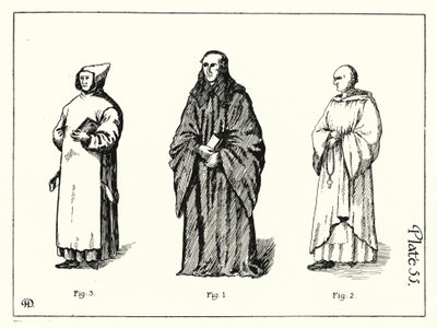 修道院命令（石版画） 作者 英语学校