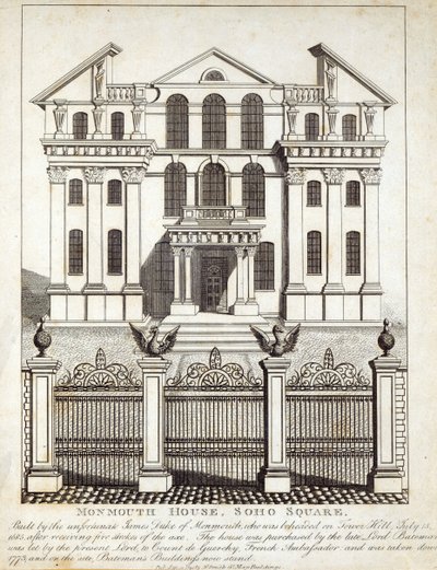 Monmouth House，Soho Square，由N. Smith，Gt Mays Buildings出版，1791年1月11日 作者 英语学校