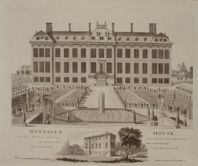 蒙塔古故居，现为大英博物馆，1813年 作者 英语学校