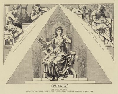 Mosaics on the South Front of the Prince Consort National Memorial in Hyde Park (engraving) 作者 英语学校