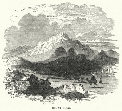 Mount Sinai (engraving) 作者 英语学校