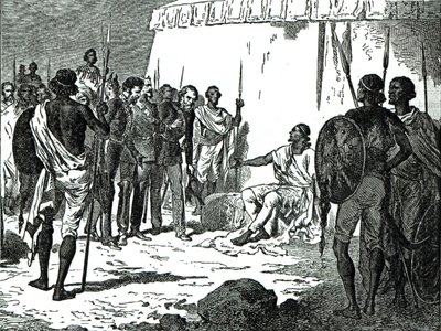 拉萨姆先生于1868年接受了卡塞尔的“英国插图史”中对西奥多国王的采访 作者 English School