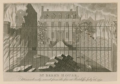 1794年7月23日，Beres House先生奇迹般地从Ratcliffe的火灾中救了出来 作者 英语学校