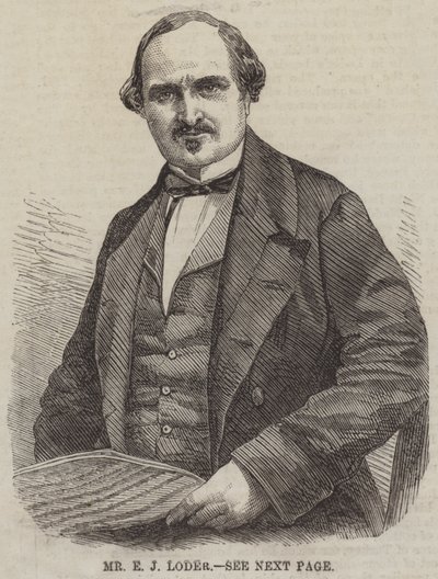 Mr E J Loder (雕刻) 作者 英语学校
