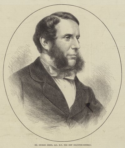 George Jessel 先生，QC，议员，新任副检察长（雕刻） 作者 英语学校