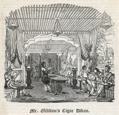 考文特花园国王街Gliddons Cigar Divan先生 作者 英语学校