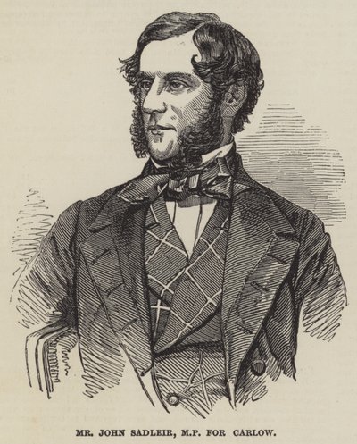 John Sadleir 先生，Carlow 议员（雕刻） 作者 英语学校