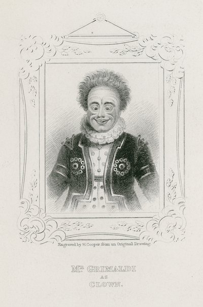 Joseph Grimaldi先生饰演小丑 作者 英语学校
