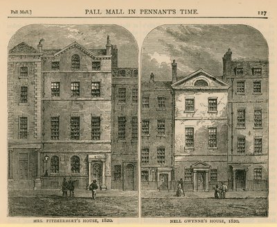 Fitzherberts House女士和Nell Gwynnes House，1820年 作者 英语学校