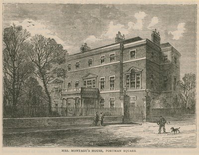 伦敦波特曼广场的Montagus House女士 作者 英语学校
