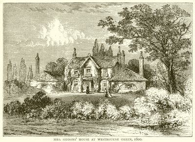 1800年，Westbourne Green的Siddons House女士 作者 English School