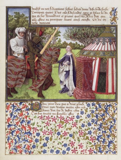 2597女士心与希望在他家，Rene dAnjou的Livre du Coeur dAmours Espris的传真版 作者 英语学校