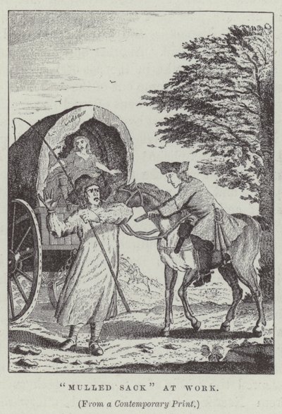 "Mulled sack" at work (engraving) 作者 英语学校