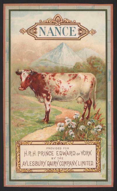Nance，Aylesbury Dairy Company的广告 作者 英语学校