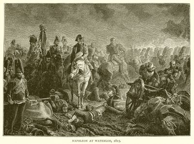 拿破仑在滑铁卢，1815年 作者 英语学校