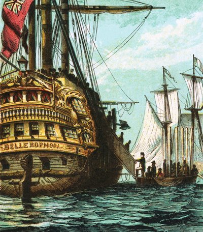 拿破仑在Bellerophon 作者 英语学校