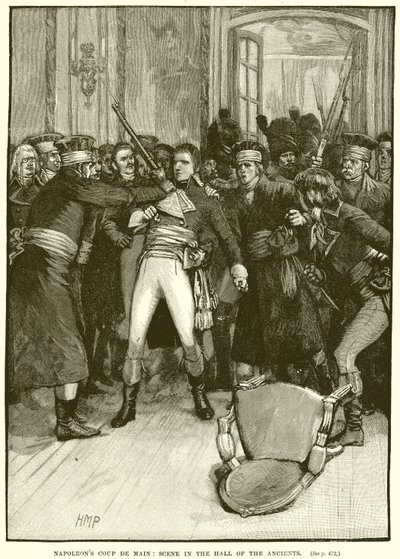 Napoleons Coup de Main：古代大厅里的场景 作者 英语学校
