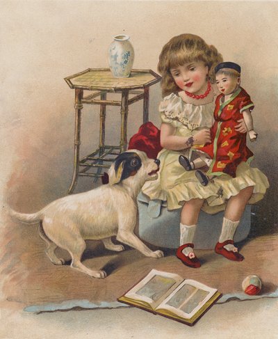 淘气的小狗（chromolitho） 作者 英语学校