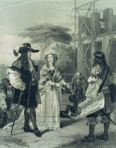 Nell Gwynn说服查理二世建立医院， 作者 英语学校