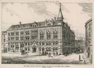 新的Dock House Billiter Street，伦敦EC，东西印度码头公司 作者 英语学校