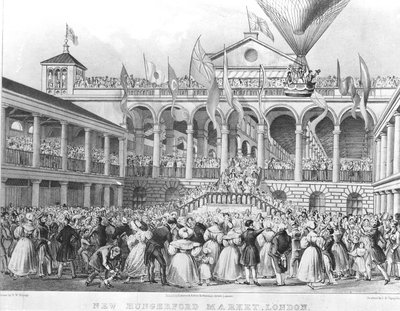 新的亨格福德市场，1833年 作者 英语学校
