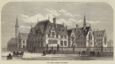 曼彻斯特新欧文斯学院（版画） 作者 英语学校