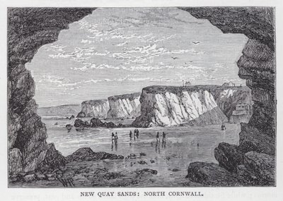 New Quay Sands，北康沃尔（雕刻） 作者 英语学校